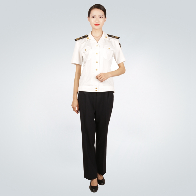 女式海事局制式短袖衬衫