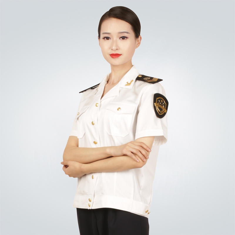 女式海事局制式短袖衬衫